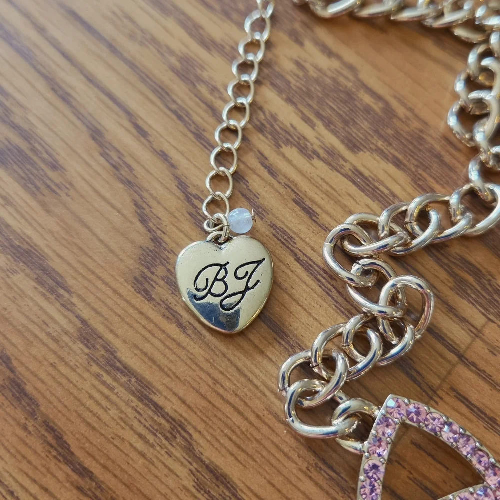 BETSEY JOHNSON "Just Kitten" Crystal Necklace WHIMSICAL! - Picture 3 of 8